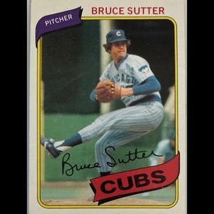 1980 Topps Bruce Sutter #17